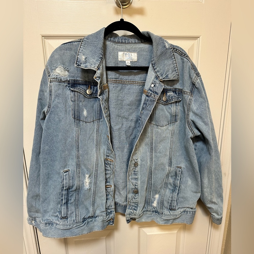 Distressed Jean Jacket